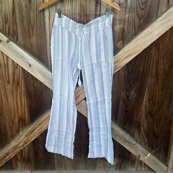 Striped Roxy Oceanside Pants - Picture 2 of 6